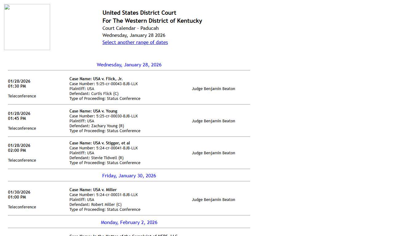United States District Court for the Western District of Kentucky