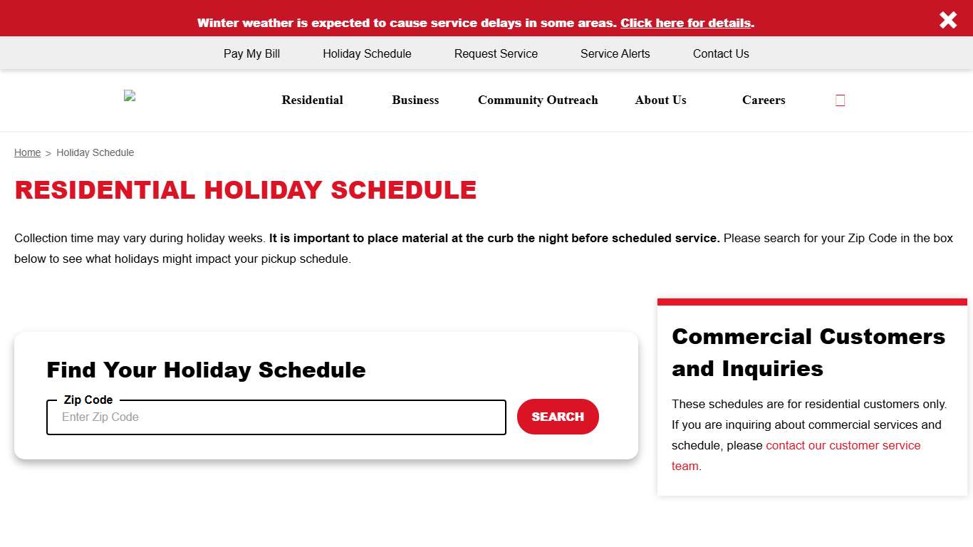 View Schedule Rumpke