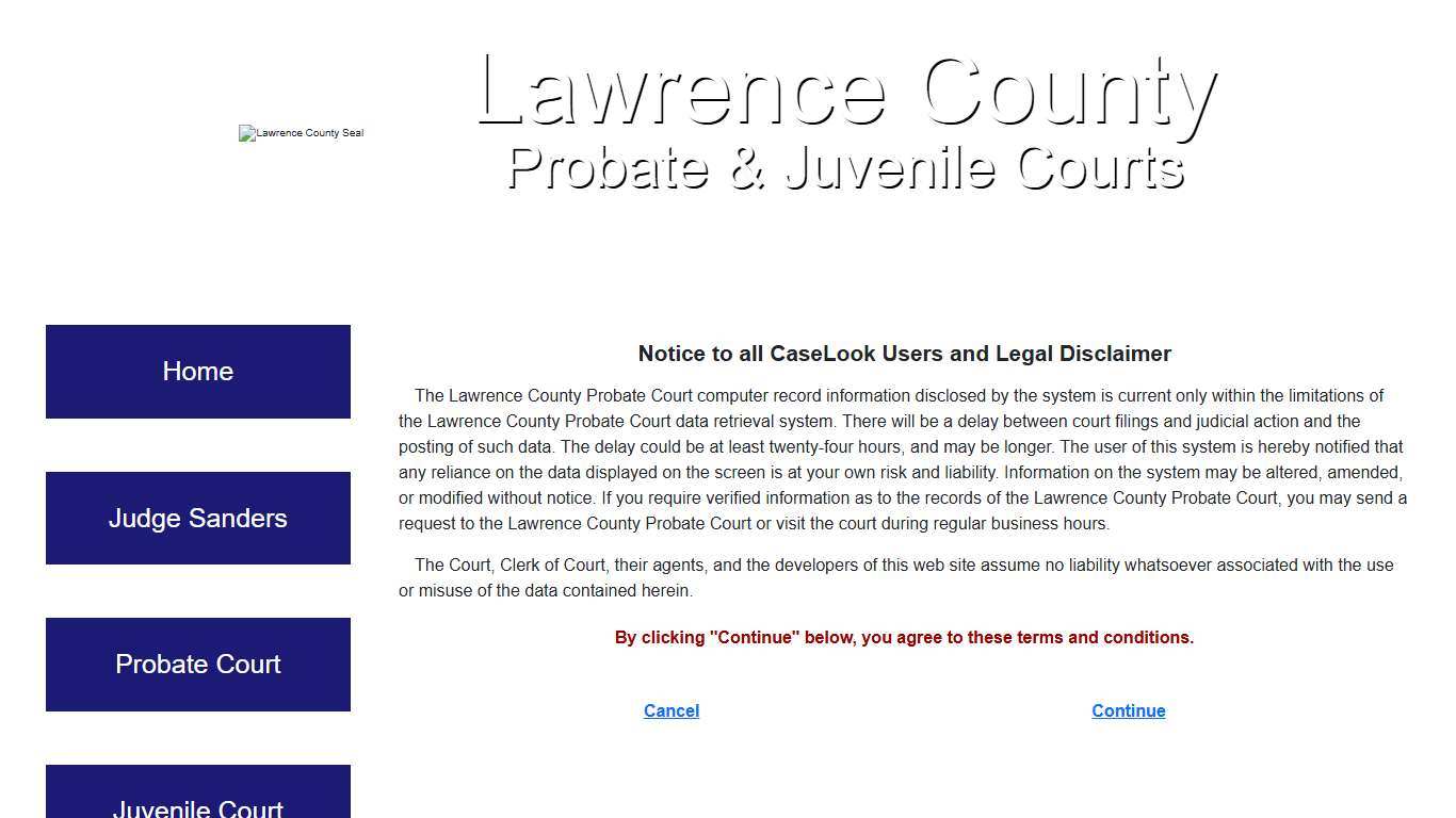 Lawrence County Probate Court - Record Search